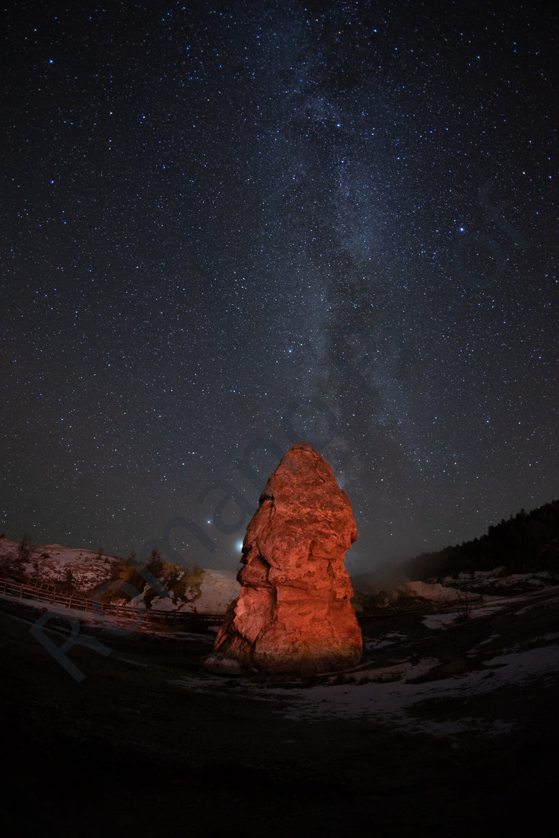 Milky Way over Liberty Cap