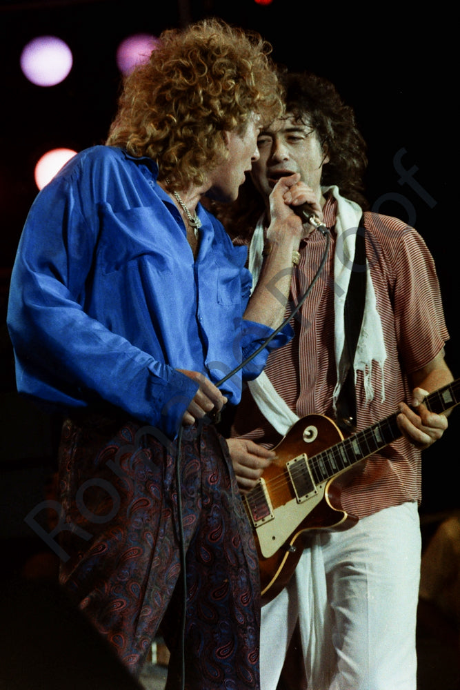 Robert Plant and Jimmy Page, Live Aid