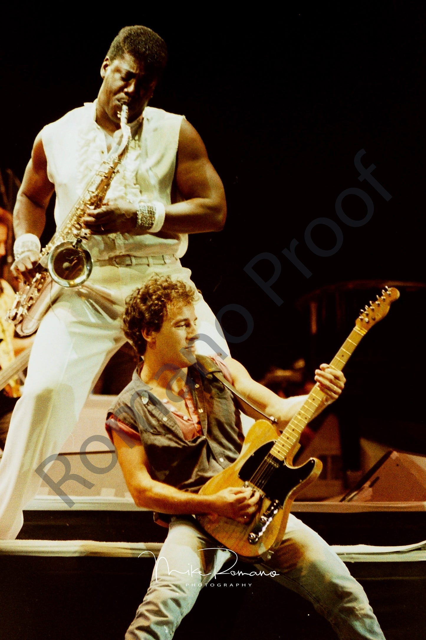 Bruce Springsteen and the Big Man Clarence Clemons